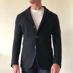 Men's Wool Knit Athleisure Jacket